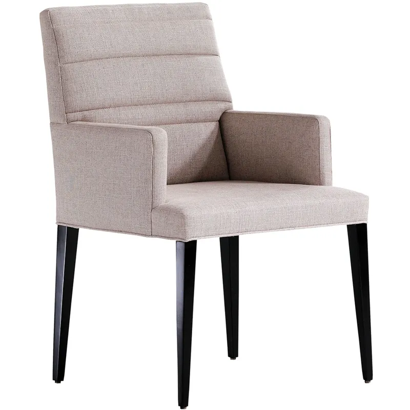 1114Â Sabrina Quilted Arm Dining Chair