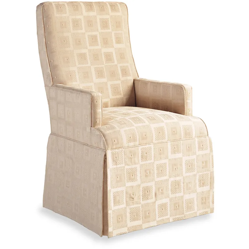 946Â Lahaye Skirted Arm Chair