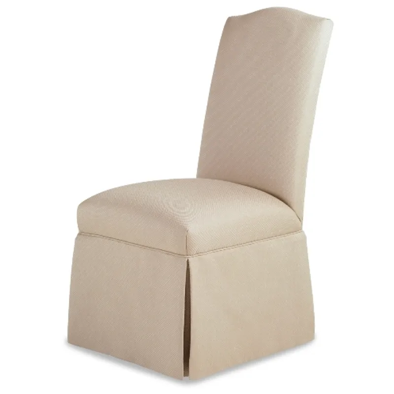Skirted Armless Chair