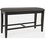 American Rustics Upholstered Counter Bench