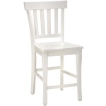 Madaket Reclaimed Pine Slat Back Bar Stool