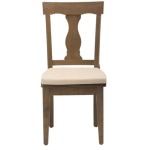 Slater Mill Pine Reclaimed Pine Splat Back Dining Chair