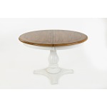 Castle Hill Round to Oval Pedestal Dining Table