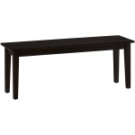 Simplicity Wooden Dining Room Table Bench