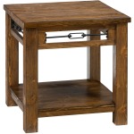 San Marcos Rectangle End Table made of Solid Pine
