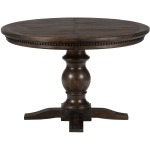 Geneva Hills Round to Oval Table with Pedastal Base