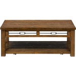 San Marcos Rectangle Cocktail Table made with Solid Pine