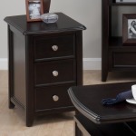 Corranado Espresso Casual Espresso Chairside Table with 2 Drawers