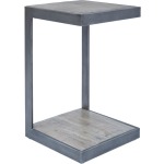 Global Archive Stella C-Table - Antique Grey