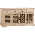 Craftsman Antique 60" Media Unit - Antique Cream