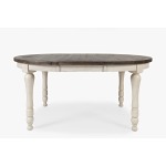 Madison County Round to Oval Dining Table