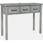 3 Drawer Accent Cabinet, Grey Wash