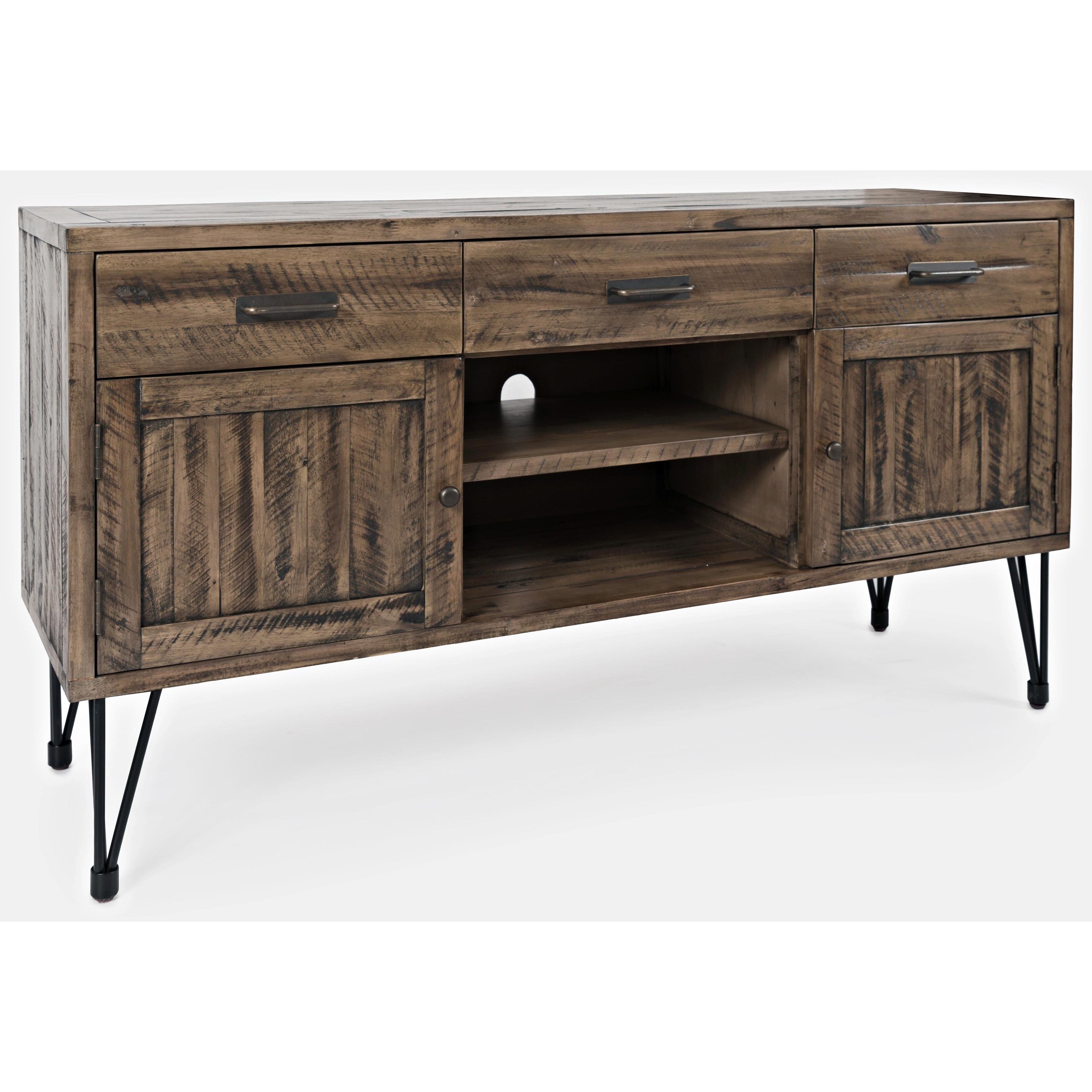 Blackstone 60" 3Drawer and 2Door Media Console by Paragon