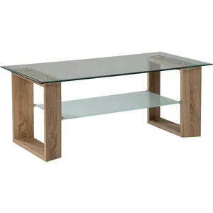 Modena Coffee Table Base-Beech