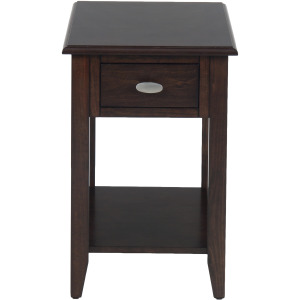 Merlot Chairside Table for Small Spaces