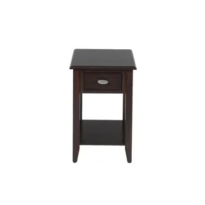 Merlot Chairside Table for Small Spaces