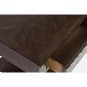 Modern Espresso Traditional 48\" Sofa Console Table With Two Drawers