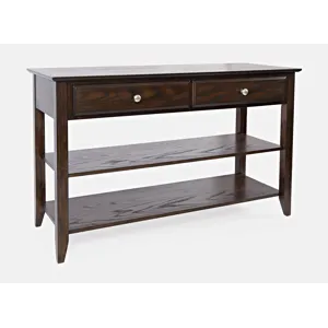 Espresso Sofa Table