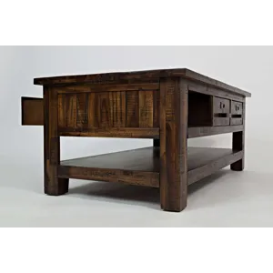 Cannon Valley Rustic Modern Three Piece Living Room Coffee, End Table And Side Table Set