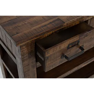 Cannon Valley Distressed Industrial 50\" Sofa Table