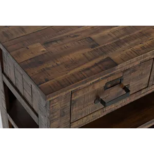 Cannon Valley Distressed Industrial 50\" Sofa Table