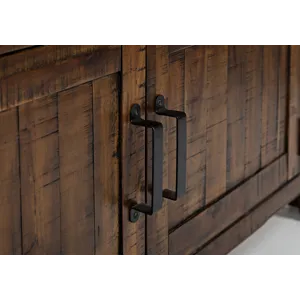 Cannon Valley Rustic Industrial Brown 72\" Table And 6 Upholstered Dining Chairs