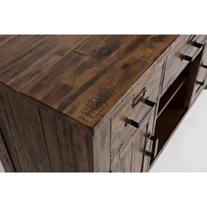 Cannon Valley Distressed Industrial 50\" Media Unit