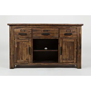 Cannon Valley Distressed Industrial 50\" Media Unit