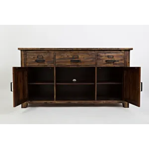 Cannon Valley Distressed Industrial 60\" Media Unit
