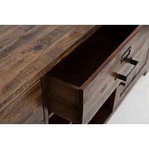 Cannon Valley Distressed Industrial 70\" Media Unit