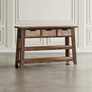 Painted Canyon Rustic Solid Acacia 50\" Sofa Table