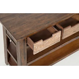Painted Canyon Rustic Solid Acacia 50\" Sofa Table