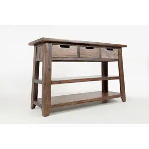 Painted Canyon Rustic Solid Acacia 50\" Sofa Table