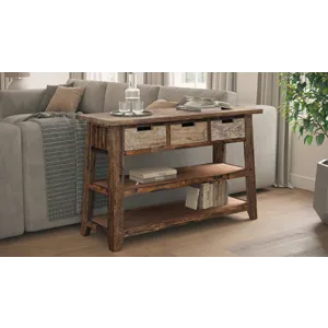 Painted Canyon Rustic Solid Acacia 50\" Sofa Table