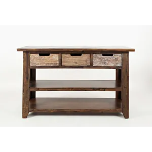 Painted Canyon Rustic Solid Acacia 50\" Sofa Table