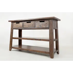 Painted Canyon Rustic Solid Acacia 50\" Sofa Table