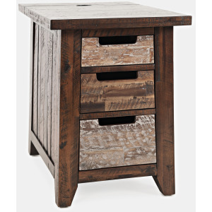 Painted Canyon Power Chairside Table