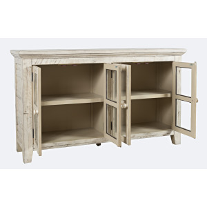 Rustic Shores 4 Door Low Cabinet