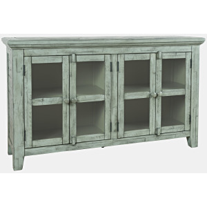 Rustic Shores 4 Door Low Cabinet