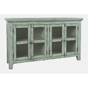 Rustic Shores 4 Door Low Cabinet