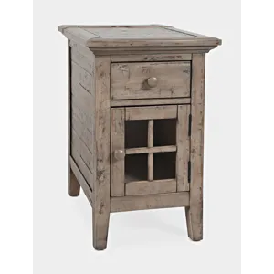 Rustic Shores Power Chairside Table