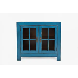 Aquitaine 36\" Transitional Style Two Door Accent Cabinet