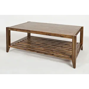 Beacon Street 45\" Modern Essential Solid Wood Coffee Table