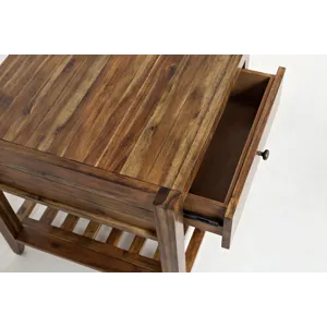 Beacon Street Modern Essential Solid Wood Square End Table