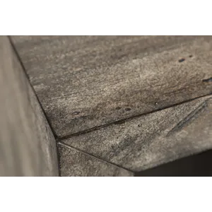 Mulholland Drive Modern Distressed Solid Wood End Table