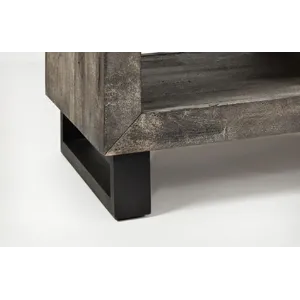 Mulholland Drive Modern Distressed Solid Wood 47\" Sofa Table