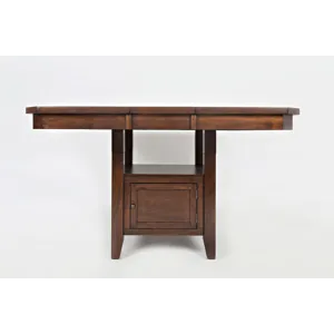 Manchester Contemporary Adjustable Height Storage Square 54\" Dining Table