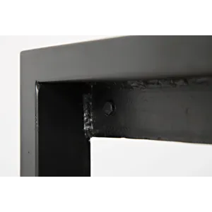 Loftworks 54\" Modern Industrial Distressed Acacia Desk With Drawers And Storage