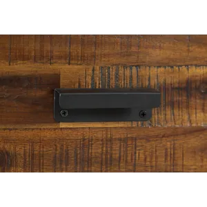 Loftworks Modern Industrial Distressed Acacia Chairside Table With Drawer