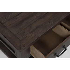 Madison County 48\" Rustic Reclaimed Pine Farmhouse Harris 3 Drawer Coffee Table